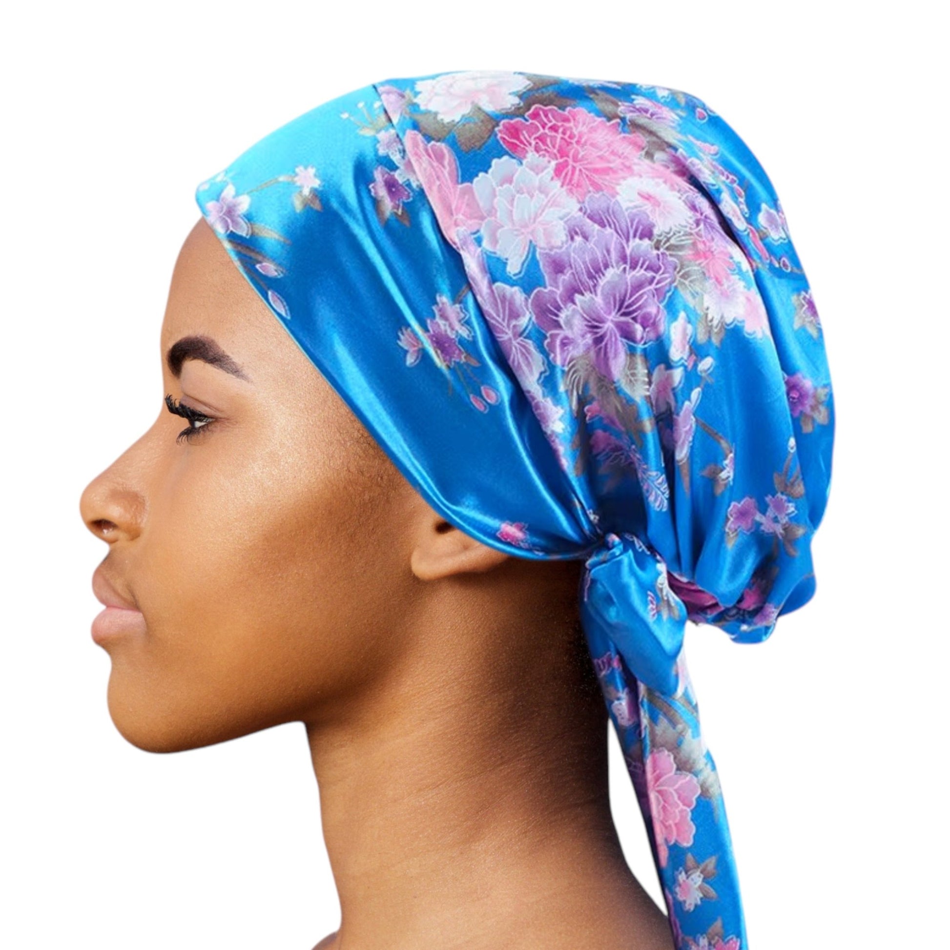 Luxury Satin Silk Head Scarf Bonnet – The Perfect Blend of Style, Comfort, & Hair Protection - Fatisha Boutique