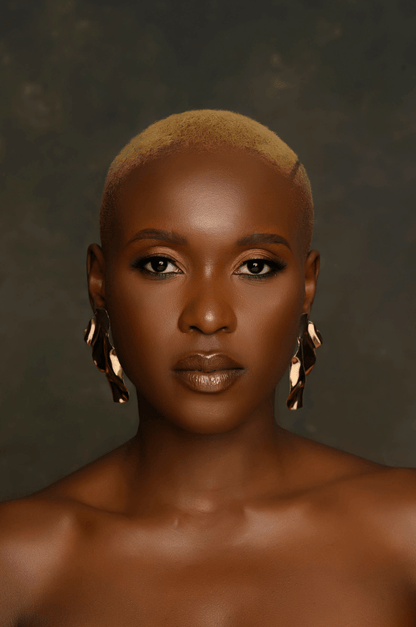 Metal Statement Irregular Stud Earrings - Fatisha Boutique