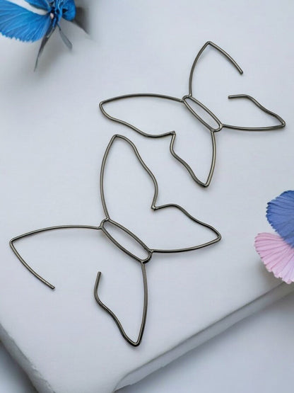 Minimalist Lightweight WireButterfly Shape Design Earrings - Fatisha Boutique
