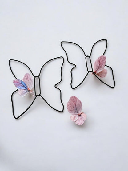 Minimalist Lightweight WireButterfly Shape Design Earrings - Fatisha Boutique
