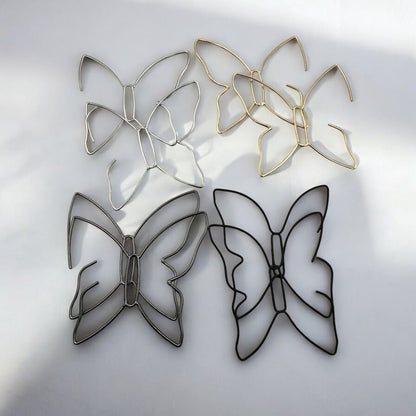 Minimalist Lightweight WireButterfly Shape Design Earrings - Fatisha Boutique
