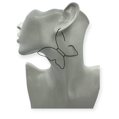 Minimalist Lightweight WireButterfly Shape Design Earrings - Fatisha Boutique