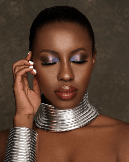 Ndebele Choker Necklace with One Cuff Sets - Fatisha Boutique