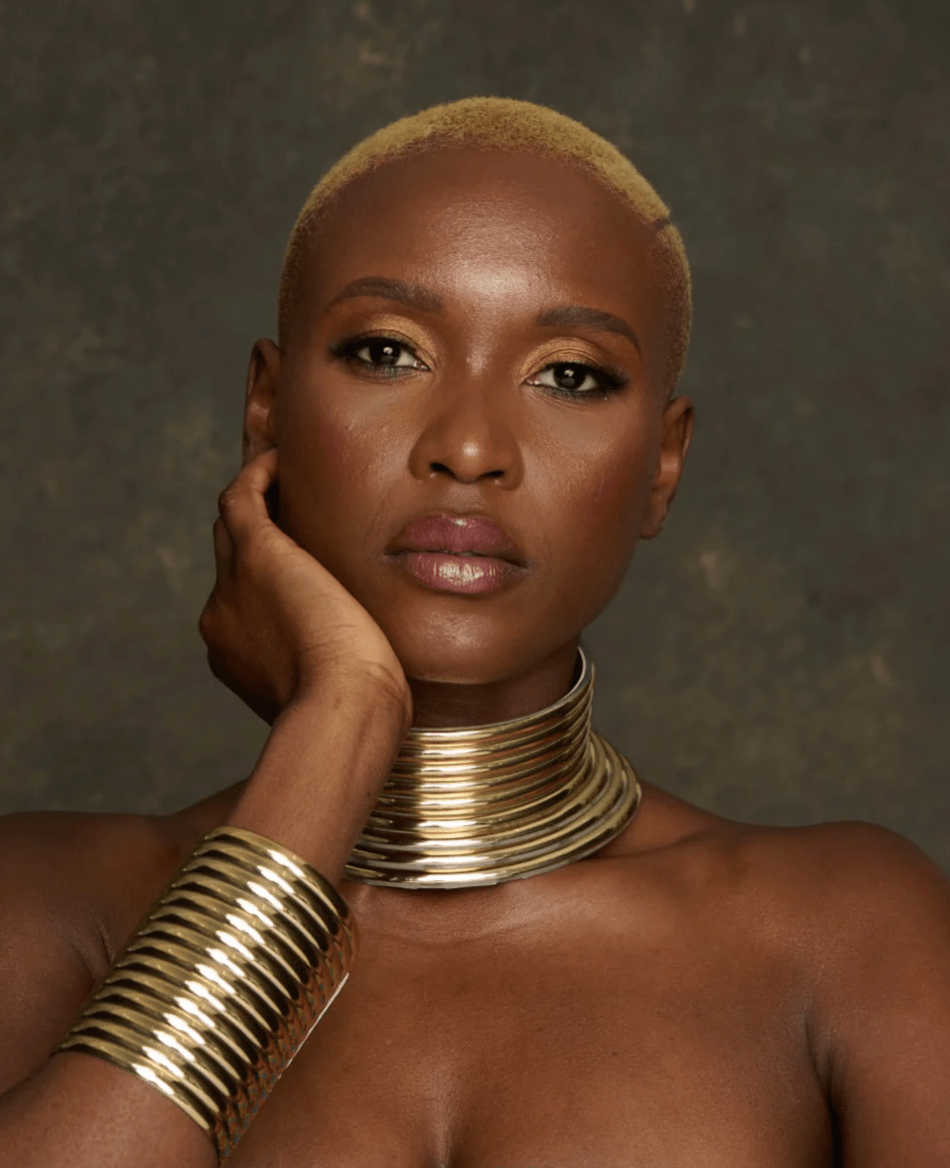 Ndebele Choker Necklace with One Cuff Sets - Fatisha Boutique