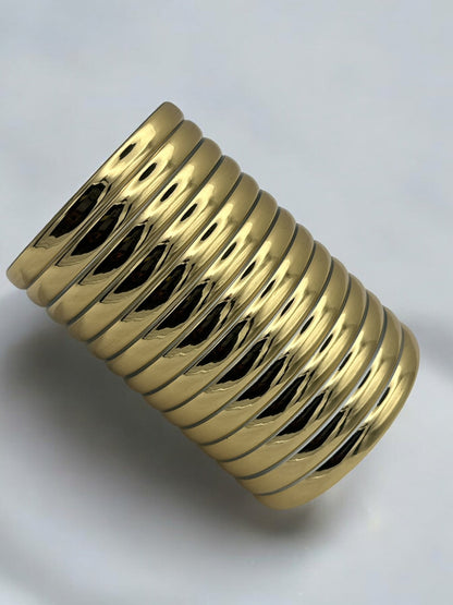 Ndebele - Inspired Faux Leather Bangle Bracelets – Bold Statement Accessories - Fatisha Boutique