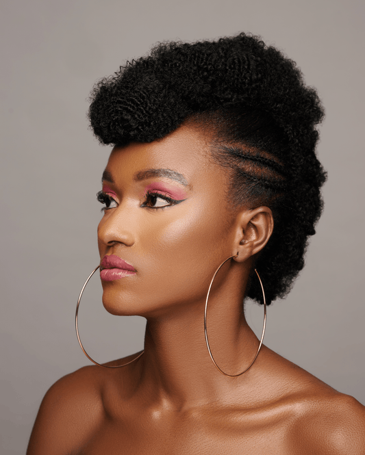 Oversize 12CM Statement Hoop Earrings - Fatisha Boutique