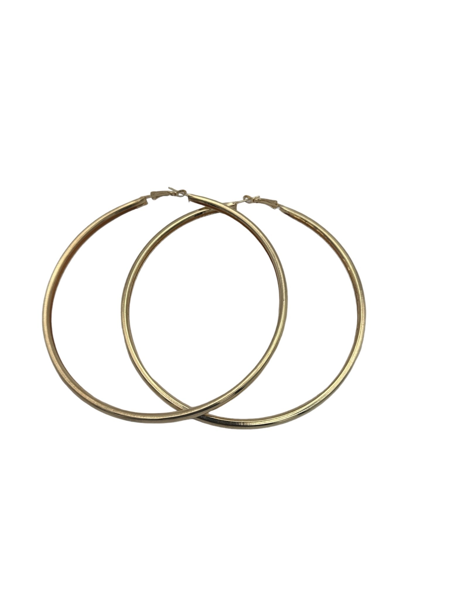 Oversized 10CM Lightweight Statement Hoop Earrings - Fatisha Boutique