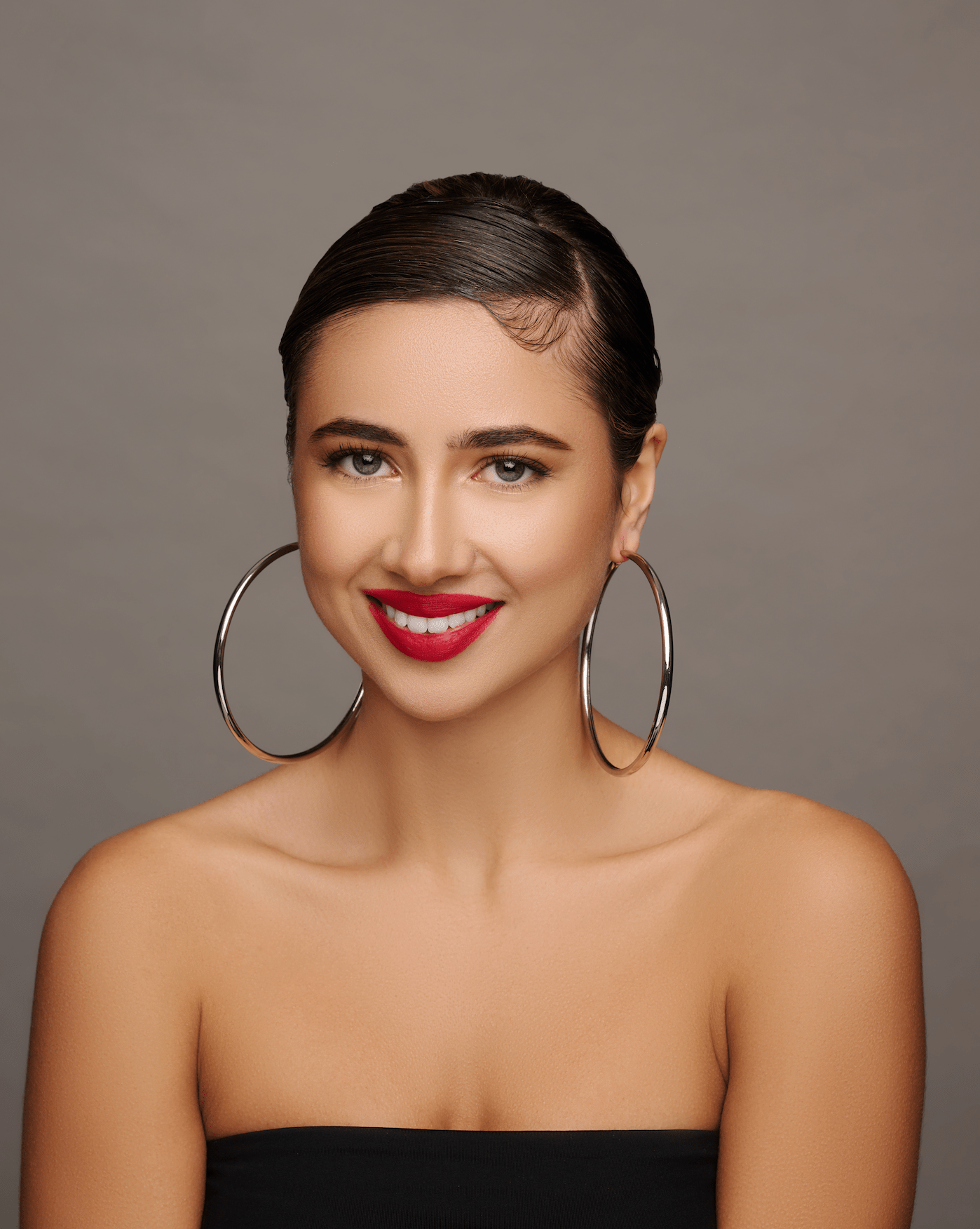 Oversized 10CM Lightweight Statement Hoop Earrings - Fatisha Boutique