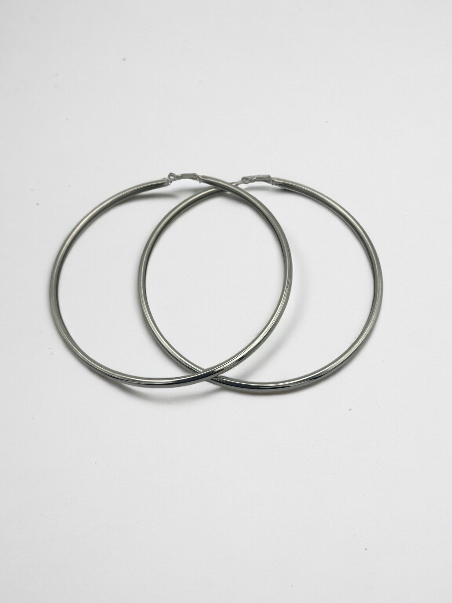 Oversized 10CM Lightweight Statement Hoop Earrings - Fatisha Boutique