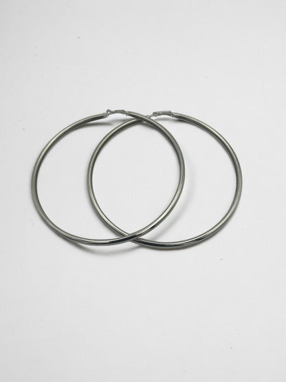 Oversized 10CM Lightweight Statement Hoop Earrings - Fatisha Boutique