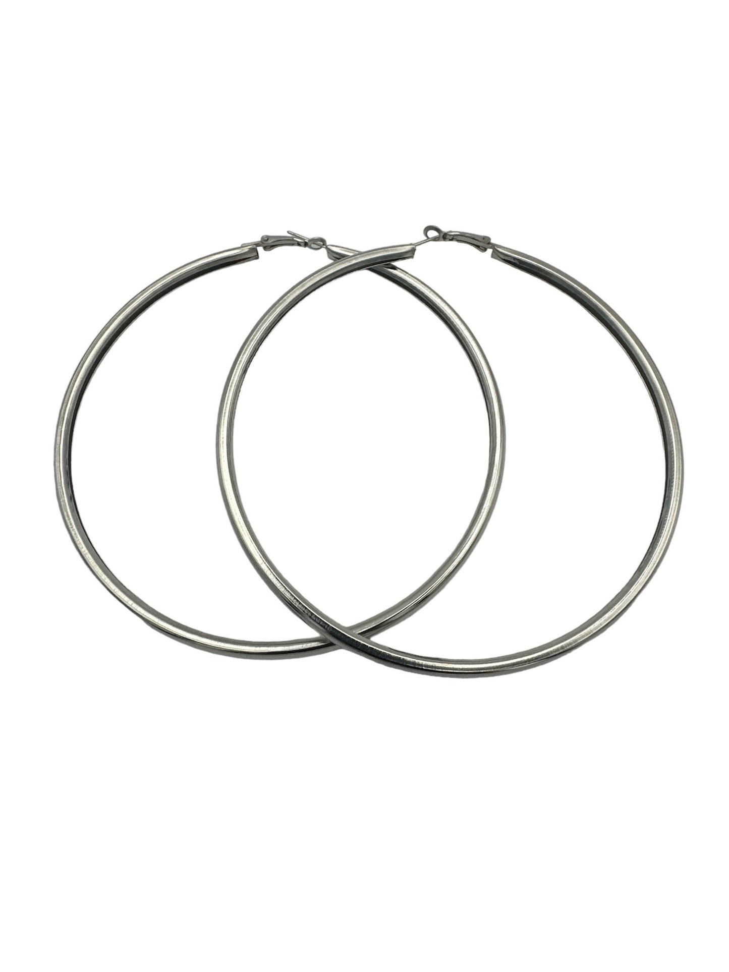 Oversized 10CM Lightweight Statement Hoop Earrings - Fatisha Boutique