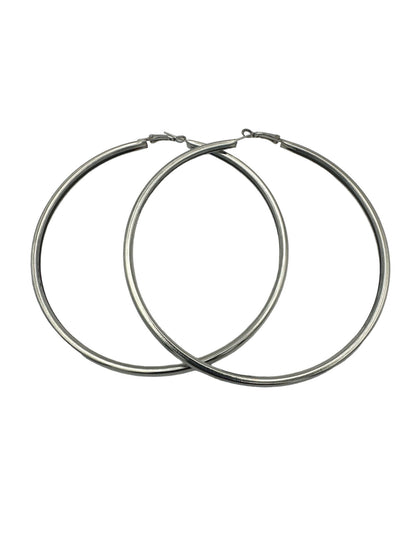 Oversized 10CM Lightweight Statement Hoop Earrings - Fatisha Boutique