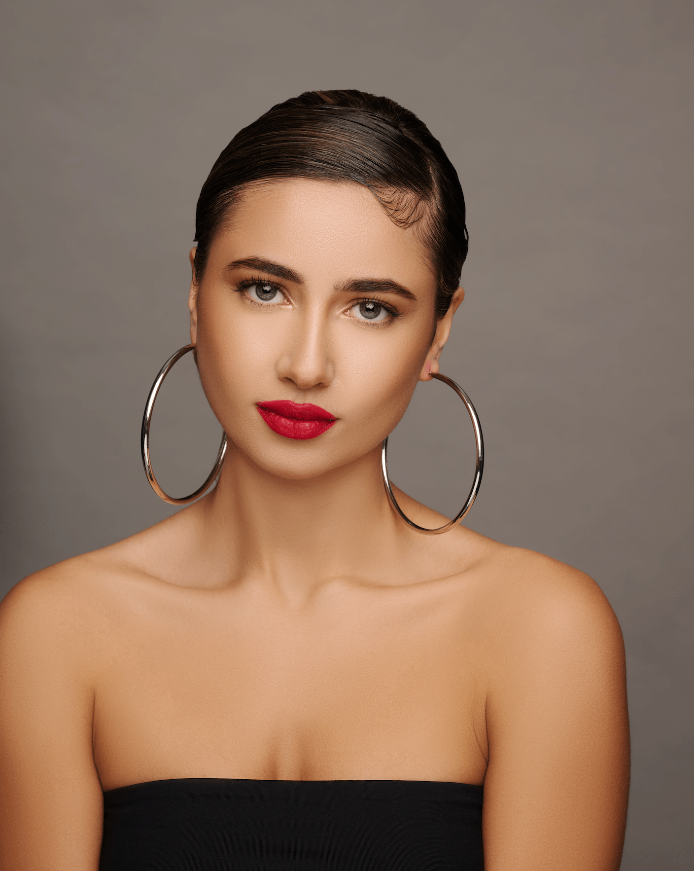 Oversized 10CM Lightweight Statement Hoop Earrings - Fatisha Boutique