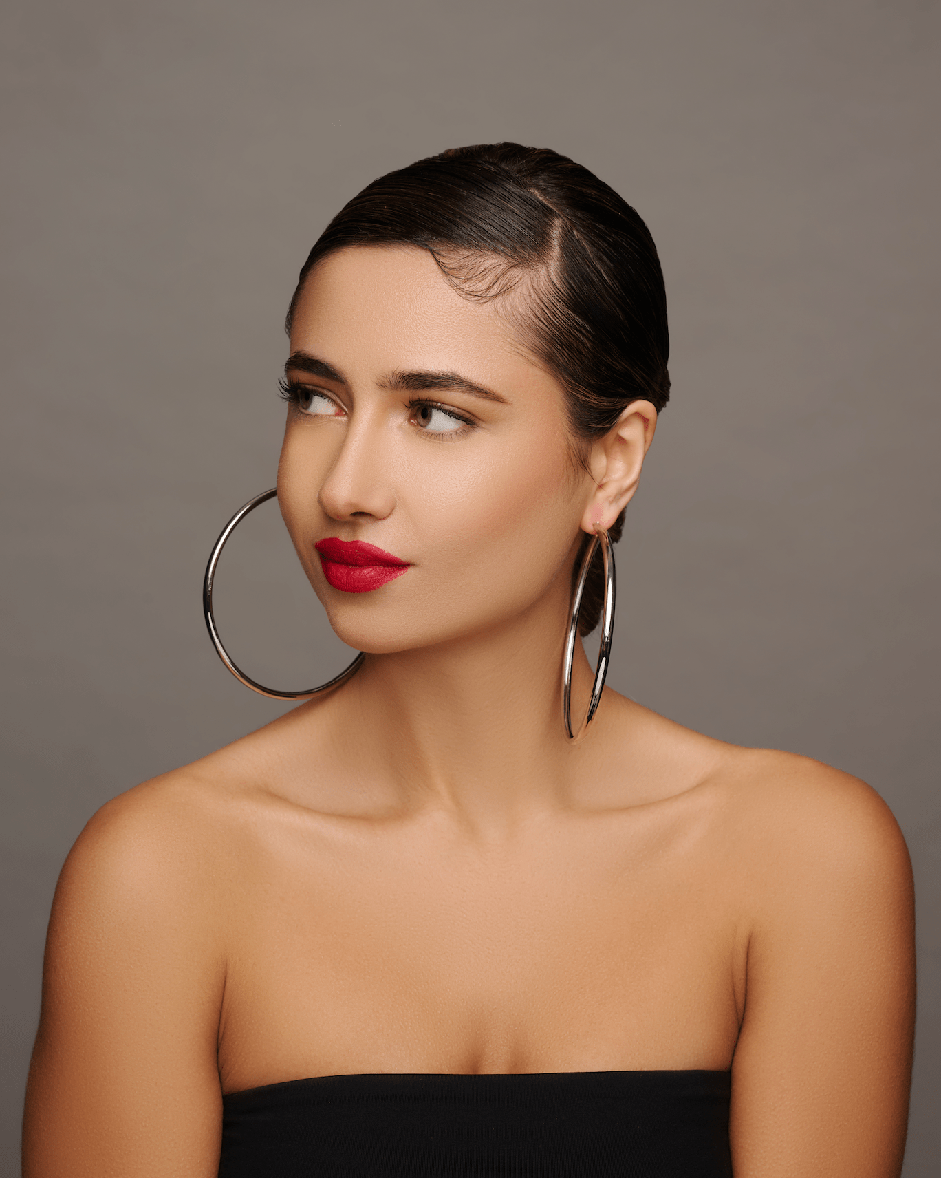 Oversized 10CM Lightweight Statement Hoop Earrings - Fatisha Boutique