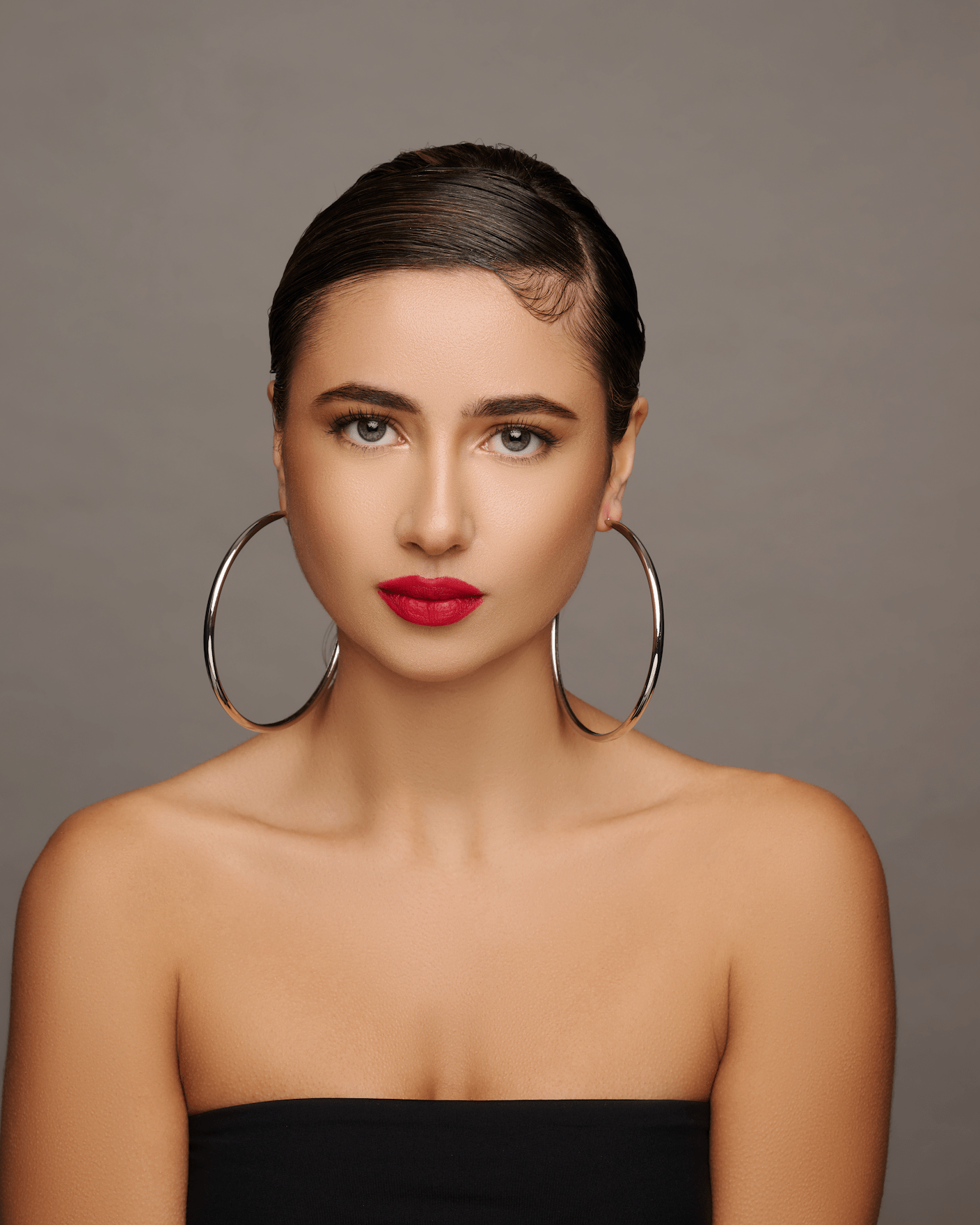 Oversized 10CM Lightweight Statement Hoop Earrings - Fatisha Boutique
