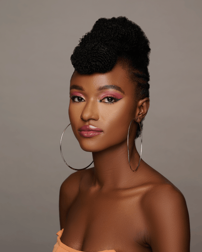 Oversized 12CM Engraved Big Statement Hoop Earrings - Fatisha Boutique