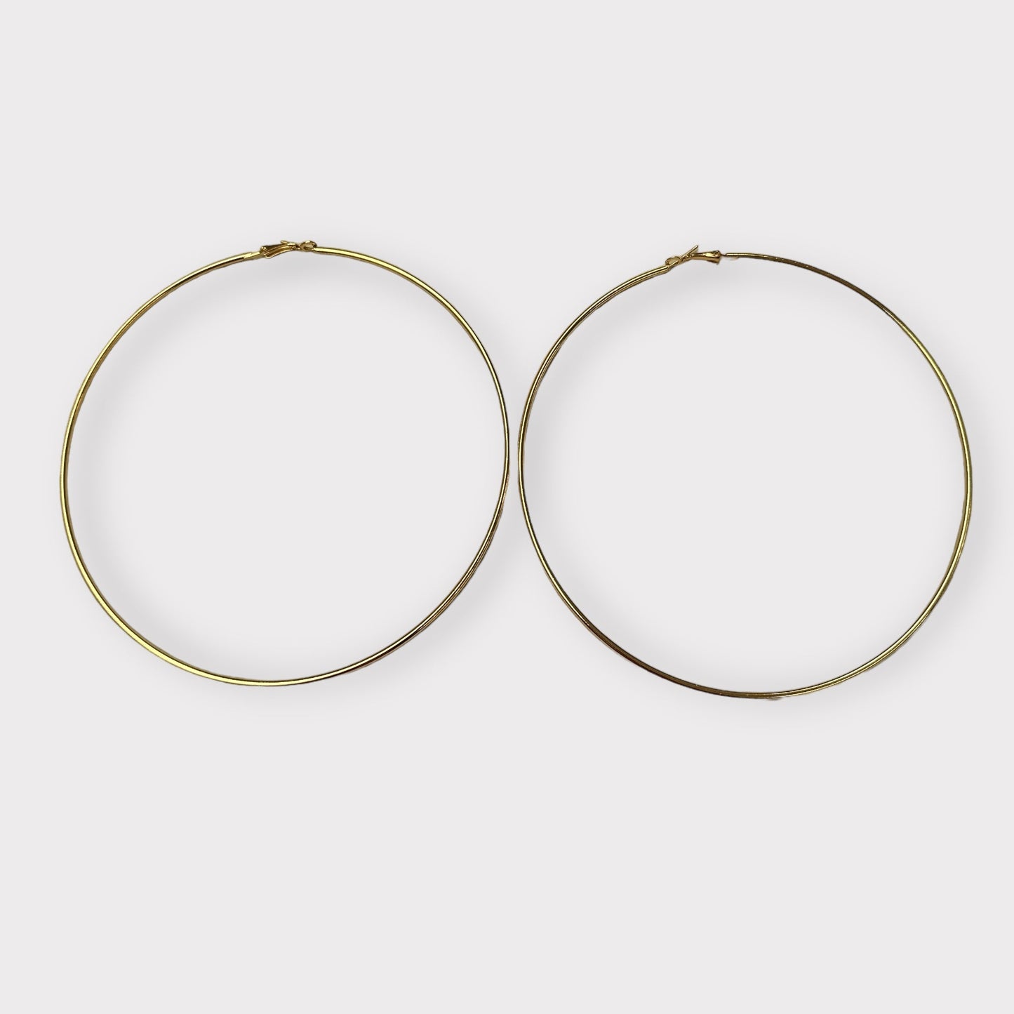Oversized 13cm Hoop Earrings - Bold & Stylish - Fatisha Boutique