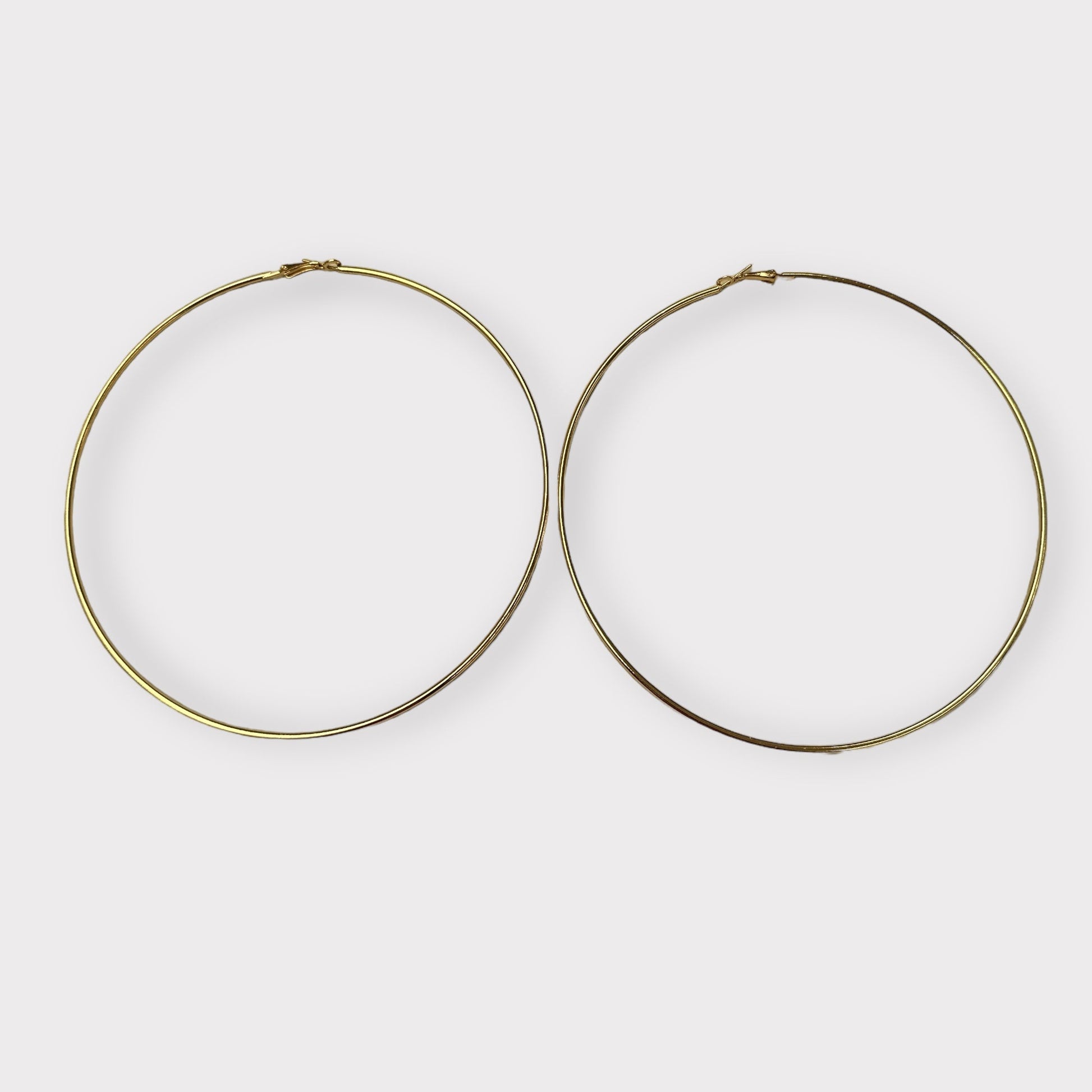 Oversized 13cm Hoop Earrings - Bold & Stylish - Fatisha Boutique