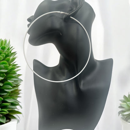Oversized 13cm Hoop Earrings - Bold & Stylish - Fatisha Boutique
