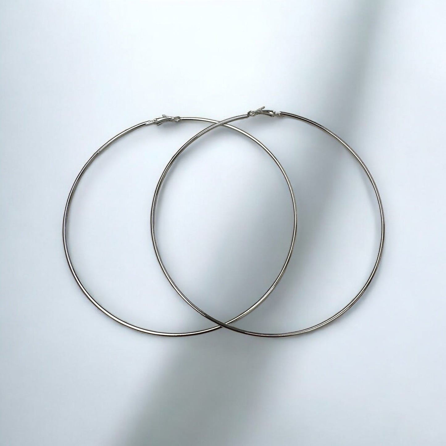 Oversized 13cm Hoop Earrings - Bold & Stylish - Fatisha Boutique