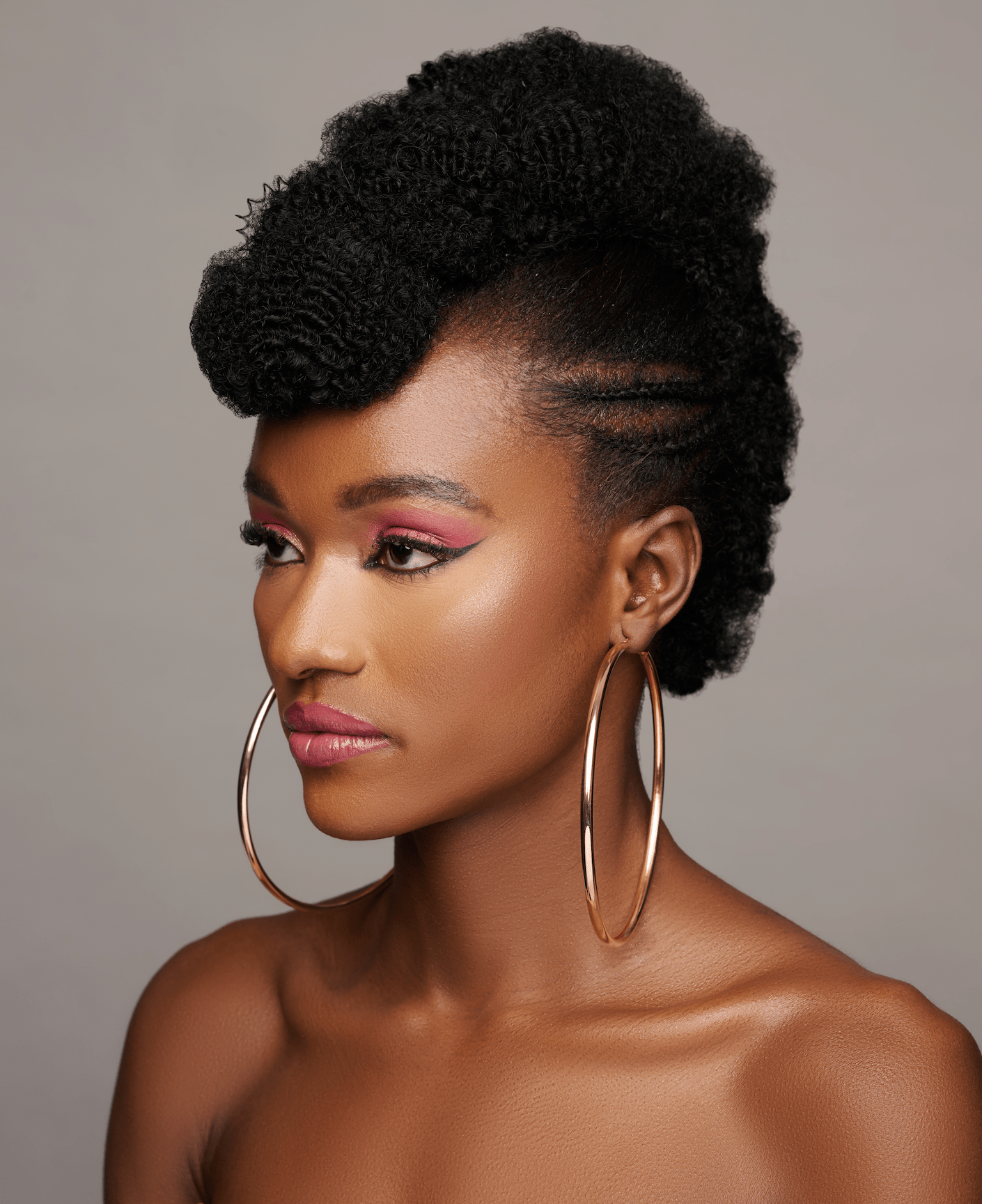Oversized Big 11CM Lightweight Statement Hoop Earrings - Fatisha Boutique
