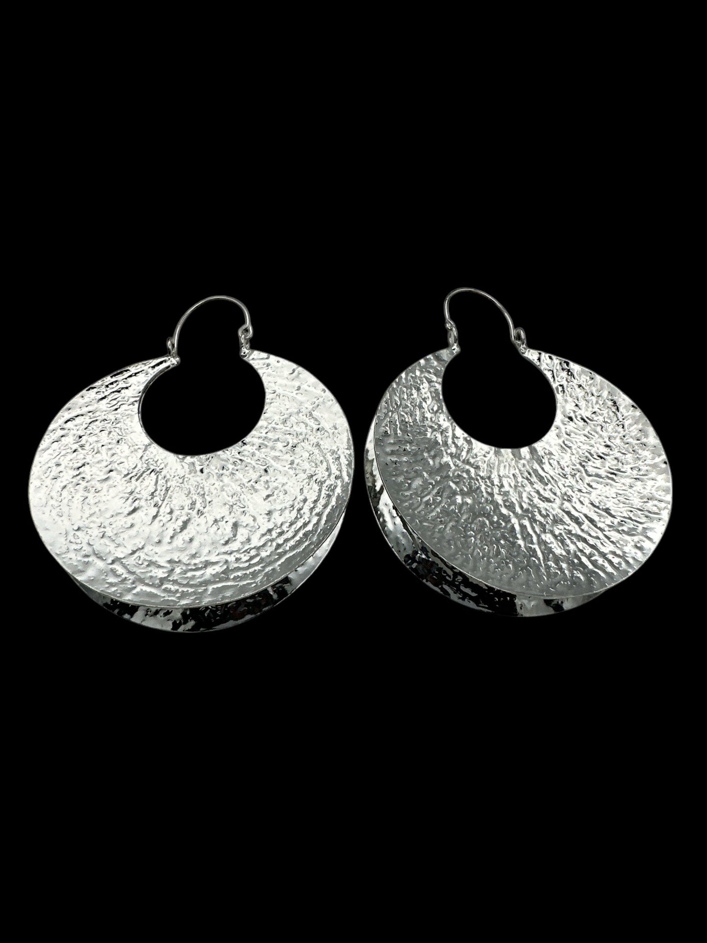 Oversized Bold Fulani - Style Gold Hoop Earrings - African Heritage Statement Jewellery - Fatisha Boutique