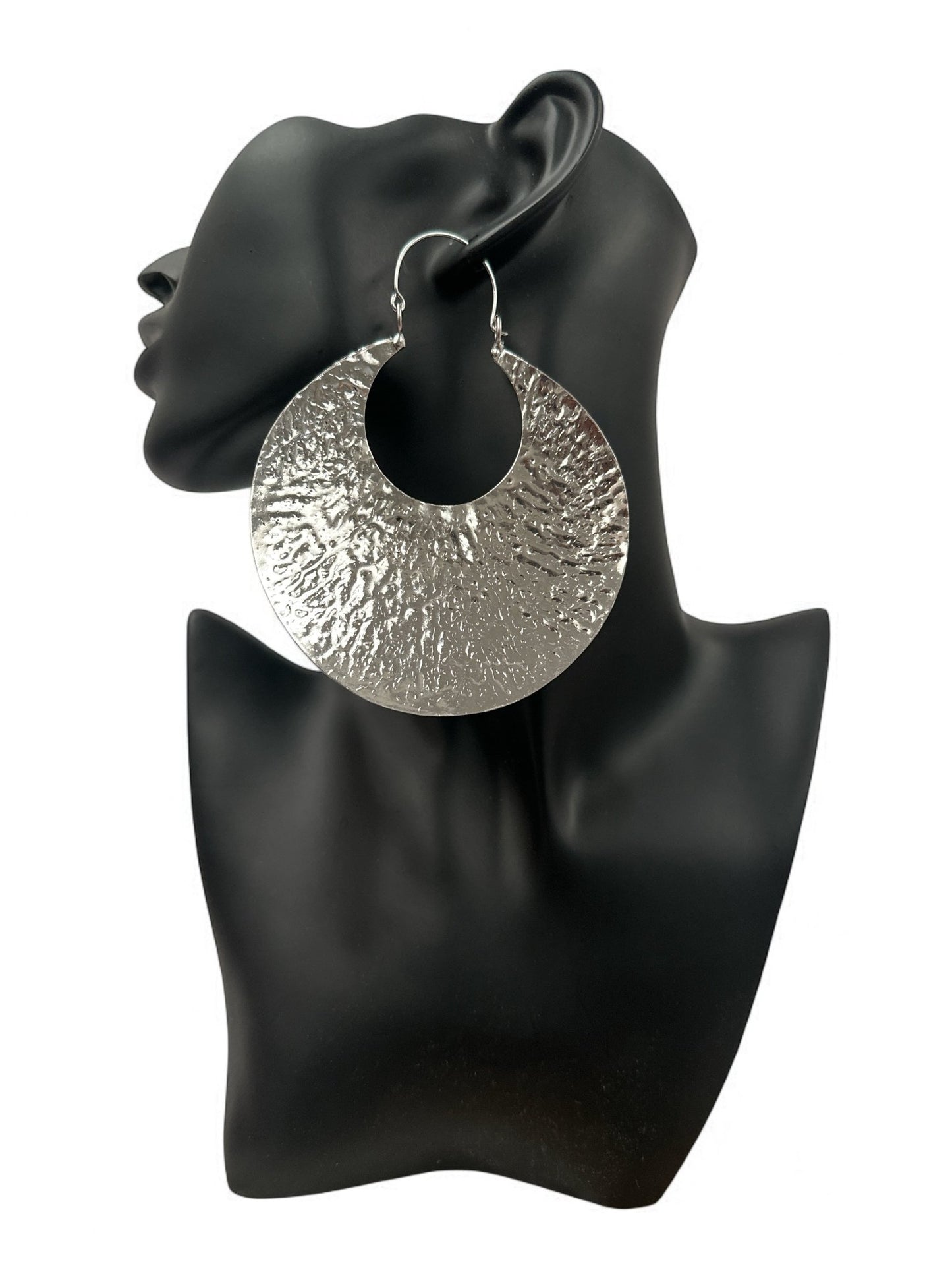 Oversized Bold Fulani - Style Gold Hoop Earrings - African Heritage Statement Jewellery - Fatisha Boutique