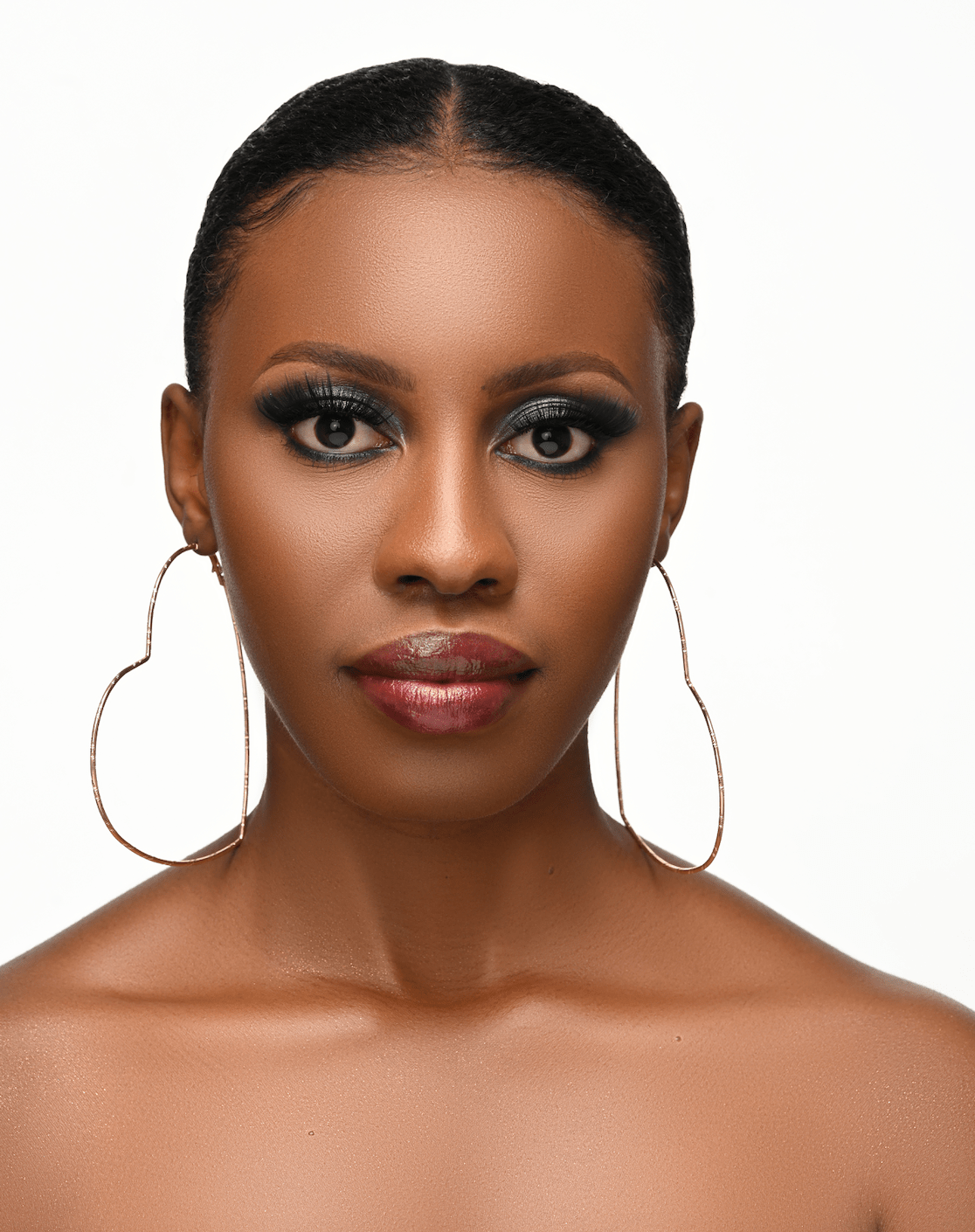 Oversized Heart Shaped Statement Hoop Earrings – Gold & Silver - Fatisha Boutique