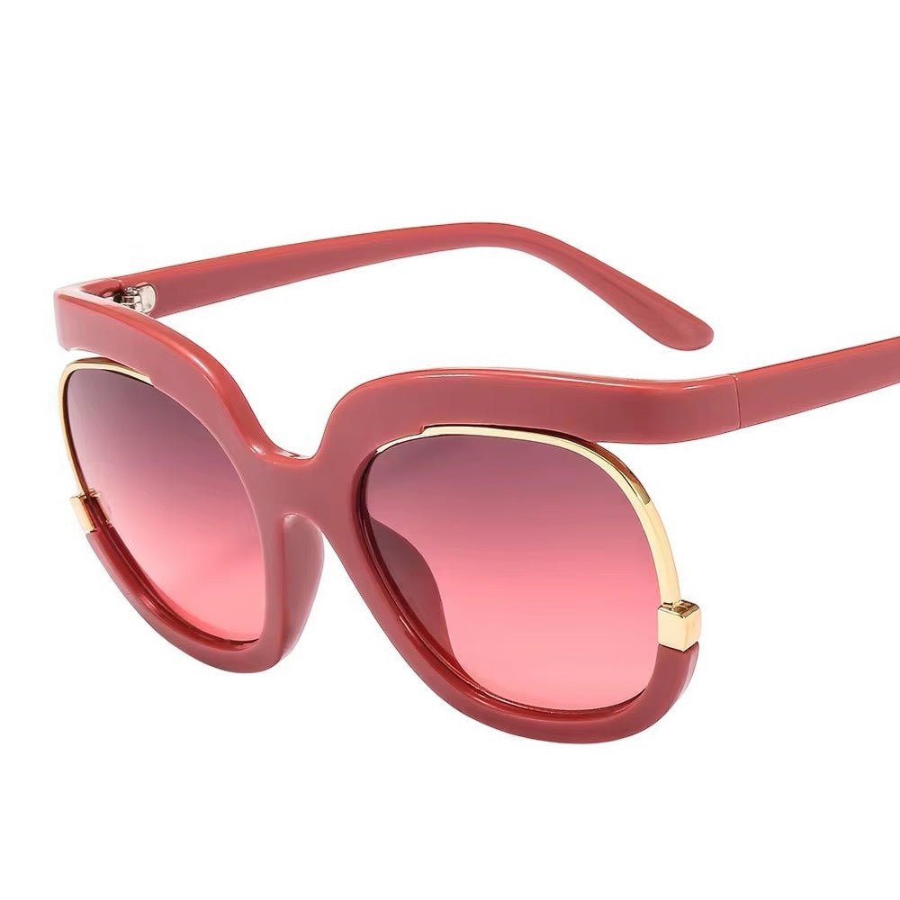 Oversized Large Frame Sunglasses – UV400 Gradient Lens Shades - Fatisha Boutique