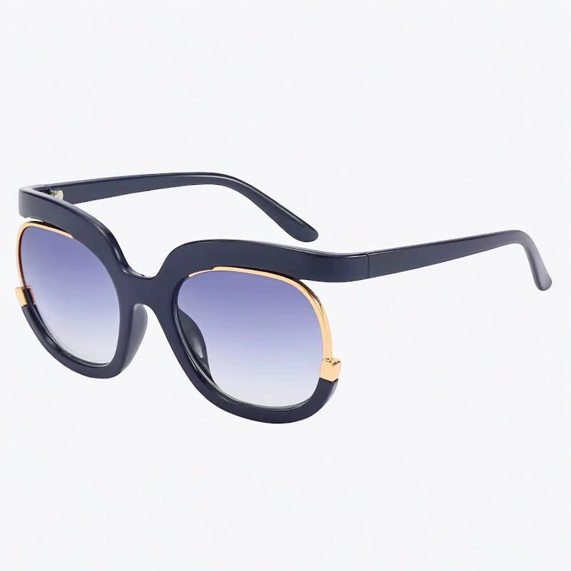 Oversized Large Frame Sunglasses – UV400 Gradient Lens Shades - Fatisha Boutique
