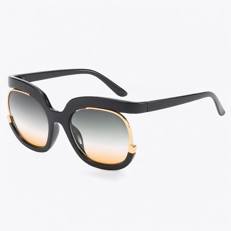 Oversized Large Frame Sunglasses – UV400 Gradient Lens Shades - Fatisha Boutique