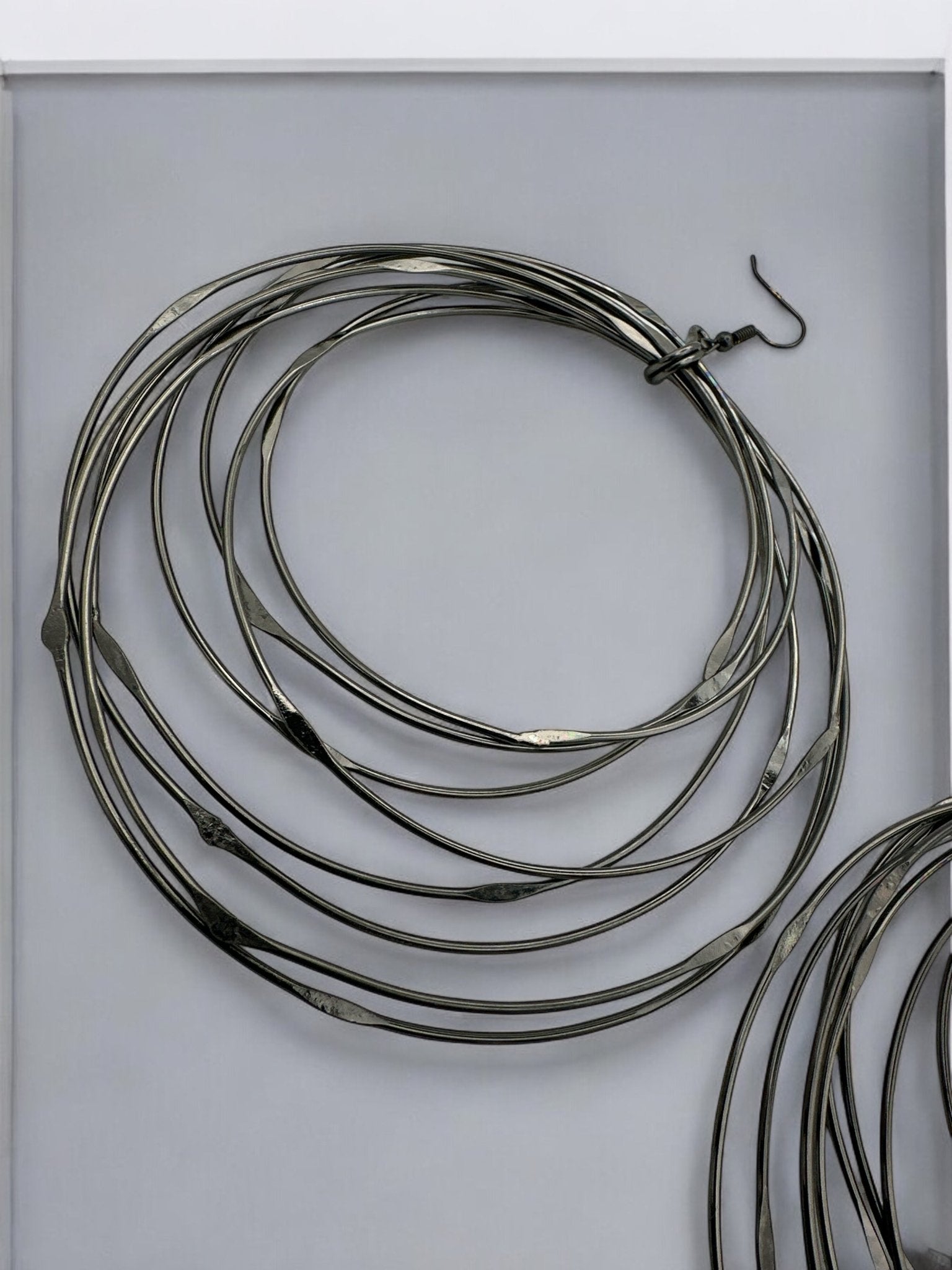 Oversized Multi - Hoop Wire Earrings - Bold Statement Jewellery - Fatisha Boutique