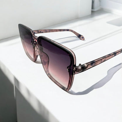Oversized Square Trendy UV400 Sunglasses – Unisex Fashion Shades - Fatisha Boutique