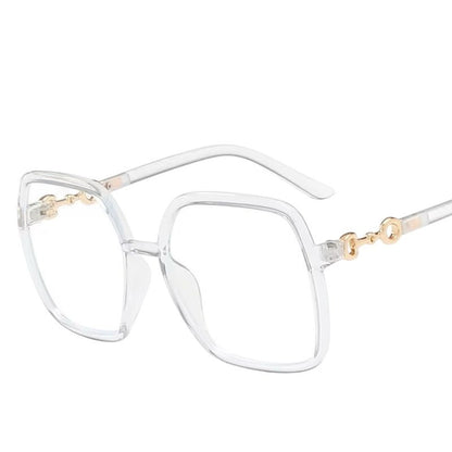 Oversized Trendy Square Sunglasses – UV400 Gradient Lens Fashion Shades for Women - Fatisha Boutique