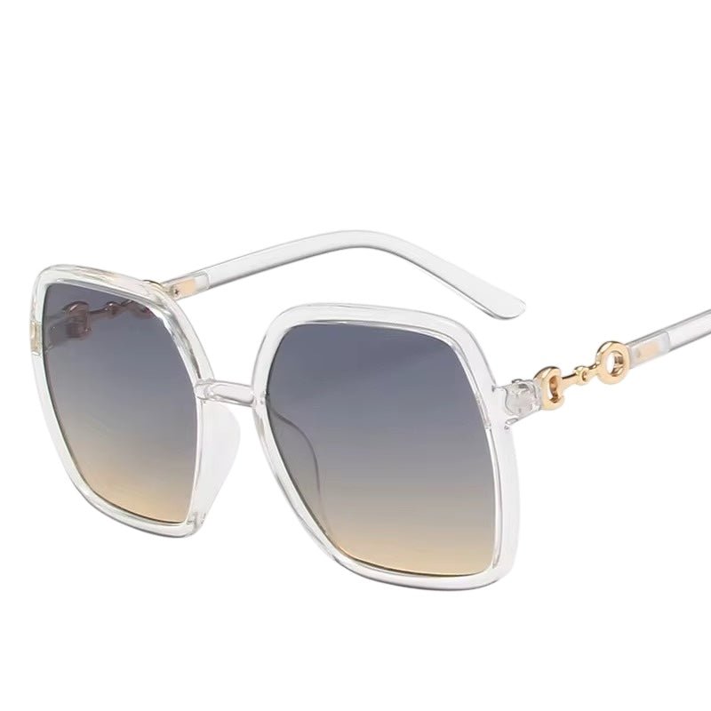 Oversized Trendy Square Sunglasses – UV400 Gradient Lens Fashion Shades for Women - Fatisha Boutique