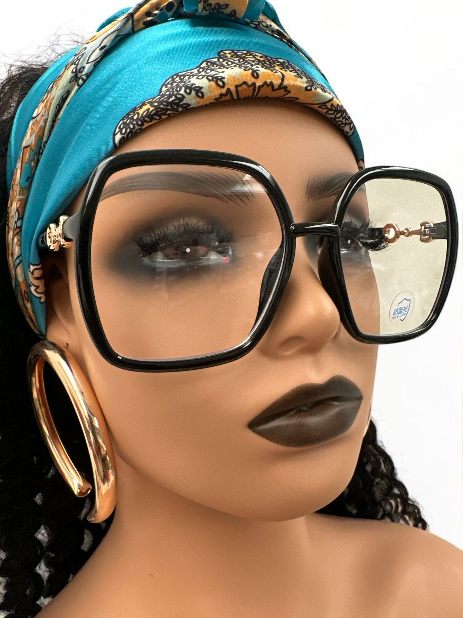 Oversized Trendy Square Sunglasses – UV400 Gradient Lens Fashion Shades for Women - Fatisha Boutique