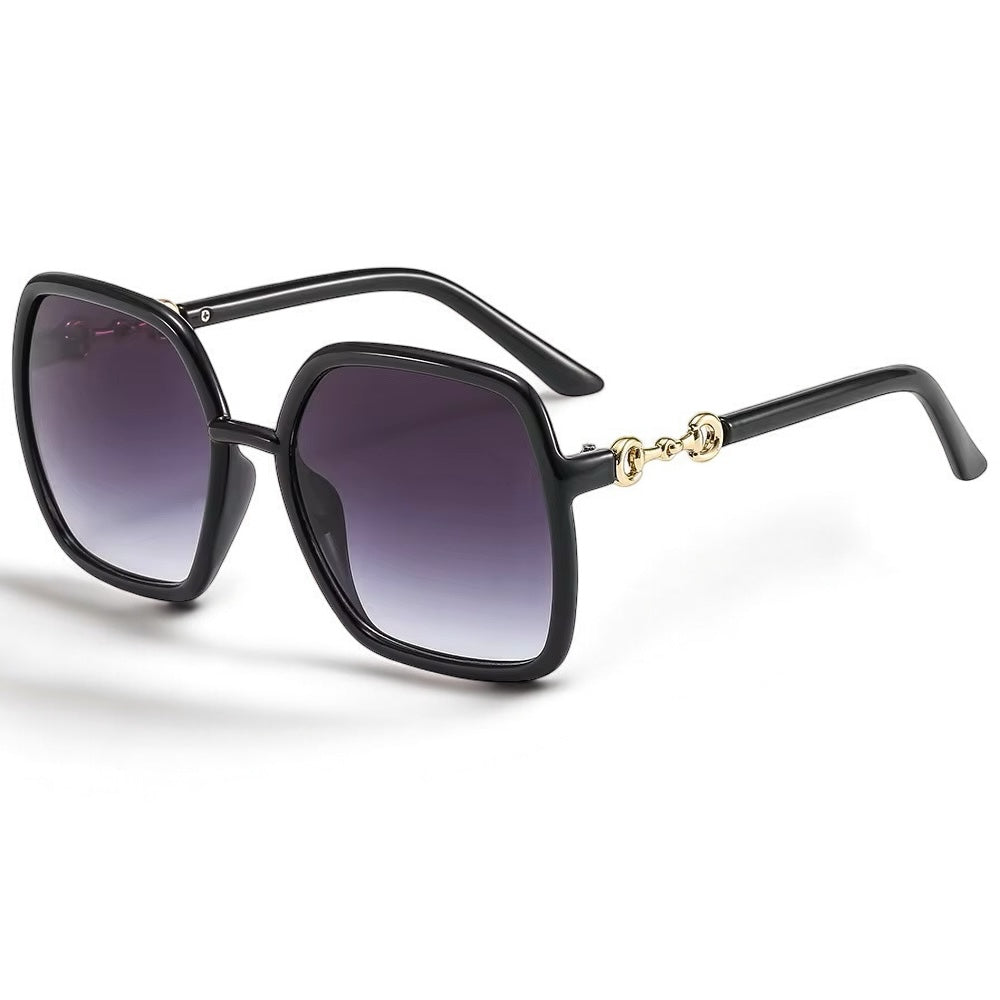 Oversized Trendy Square Sunglasses – UV400 Gradient Lens Fashion Shades for Women - Fatisha Boutique