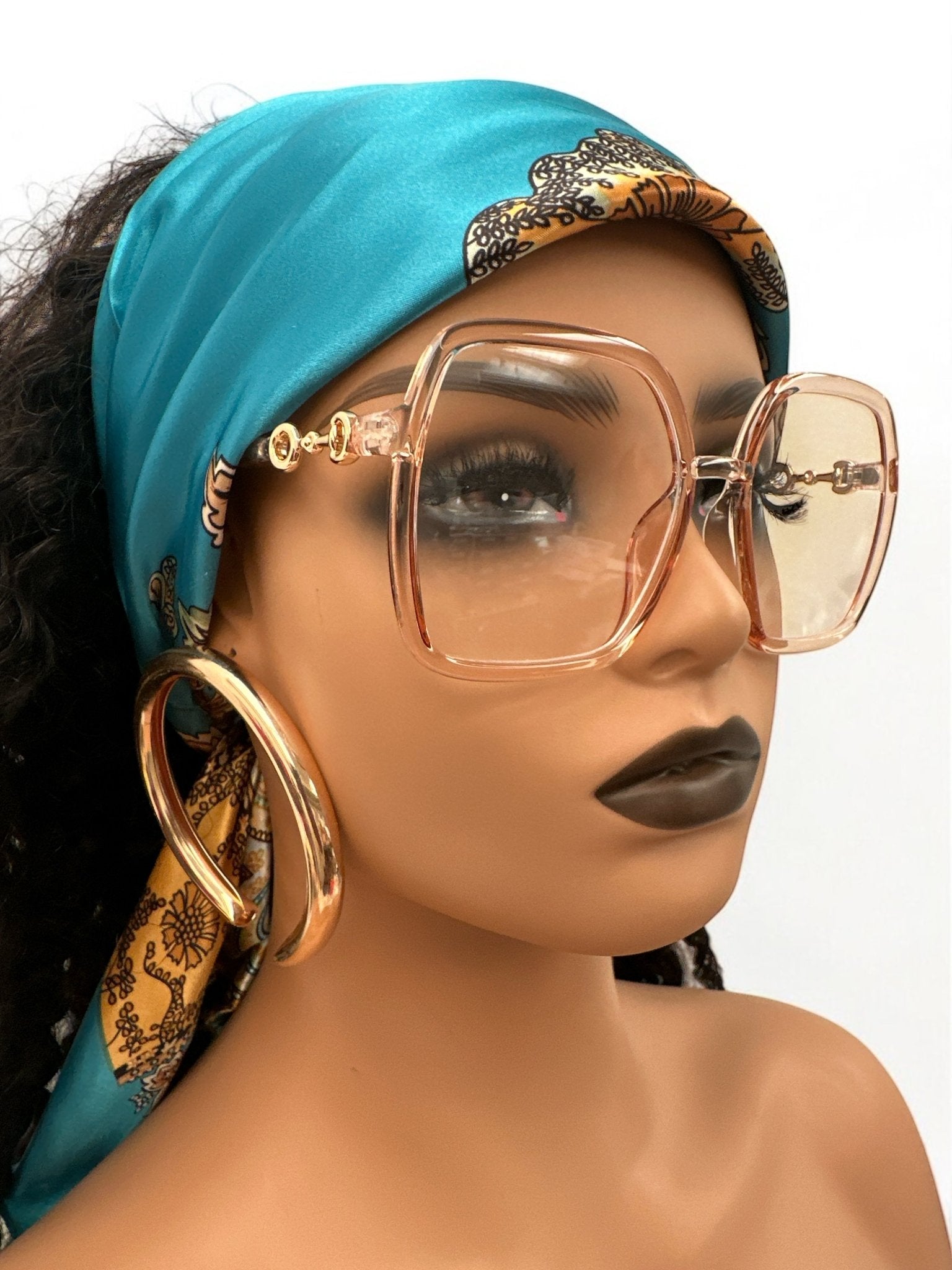 Oversized Trendy Square Sunglasses – UV400 Gradient Lens Fashion Shades for Women - Fatisha Boutique