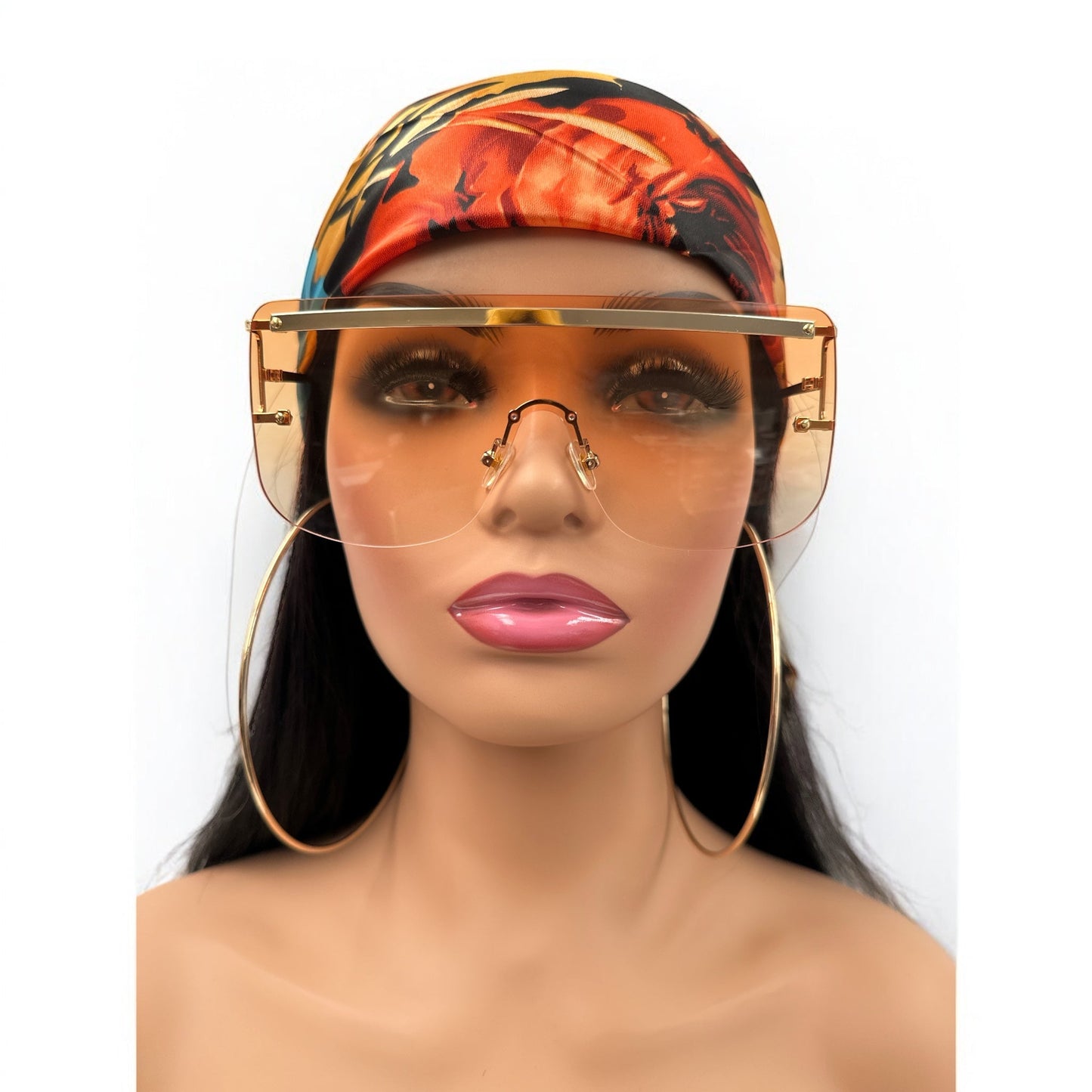 Oversized Trendy Square Sunglasses – UV400 Gradient Lens Fashion Shades for Women - Fatisha Boutique