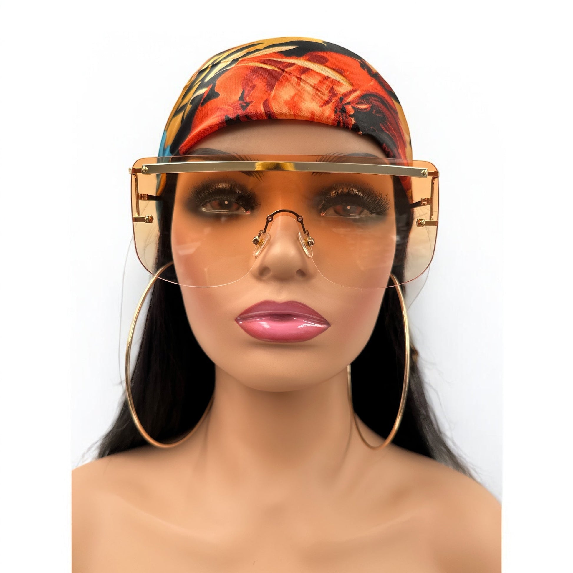 Oversized Trendy Square Sunglasses – UV400 Gradient Lens Fashion Shades for Women - Fatisha Boutique