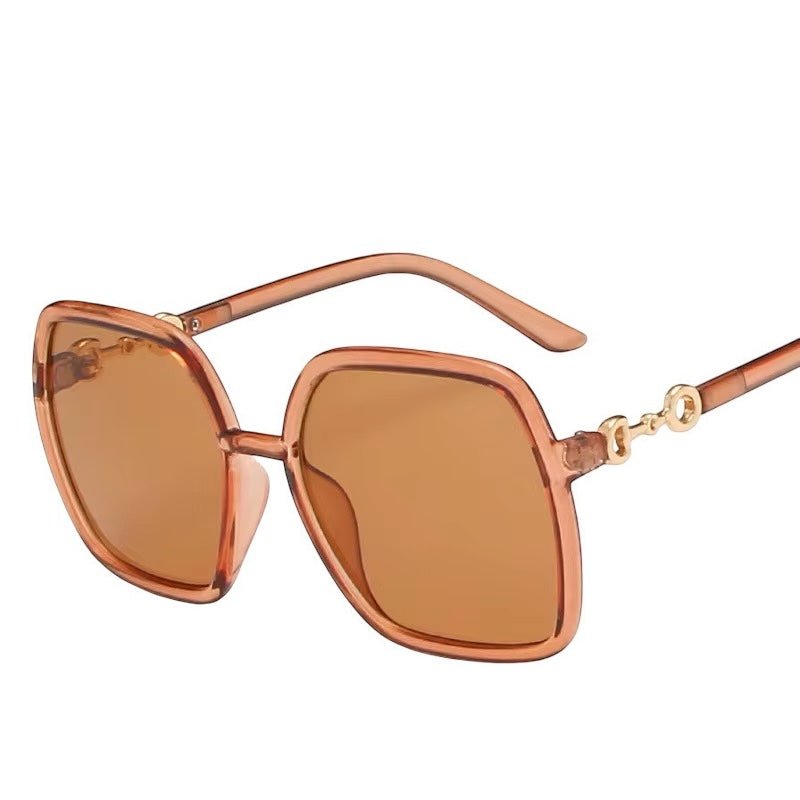 Oversized Trendy Square Sunglasses – UV400 Gradient Lens Fashion Shades for Women - Fatisha Boutique