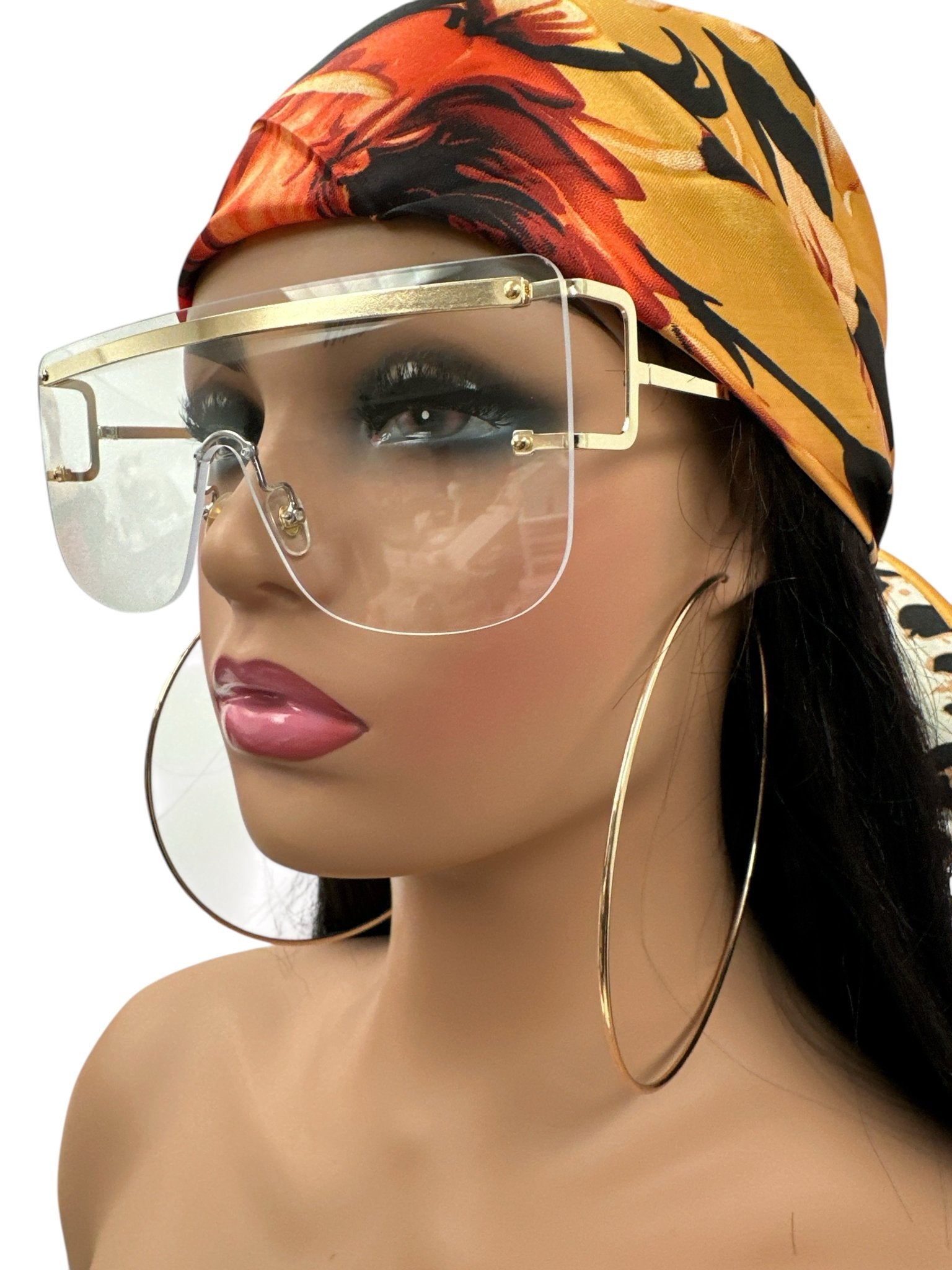 Oversized Trendy Square Sunglasses – UV400 Gradient Lenses for Women - Fatisha Boutique