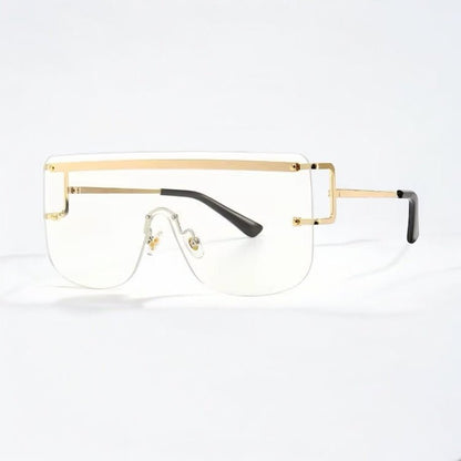 Oversized Trendy Square Sunglasses – UV400 Gradient Lenses for Women - Fatisha Boutique