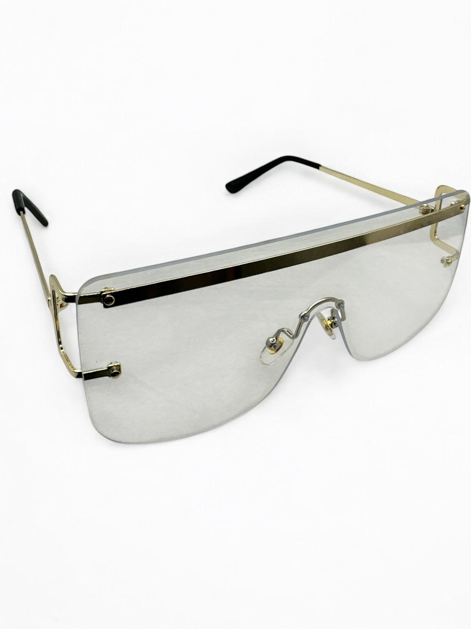Oversized Trendy Square Sunglasses – UV400 Gradient Lenses for Women - Fatisha Boutique