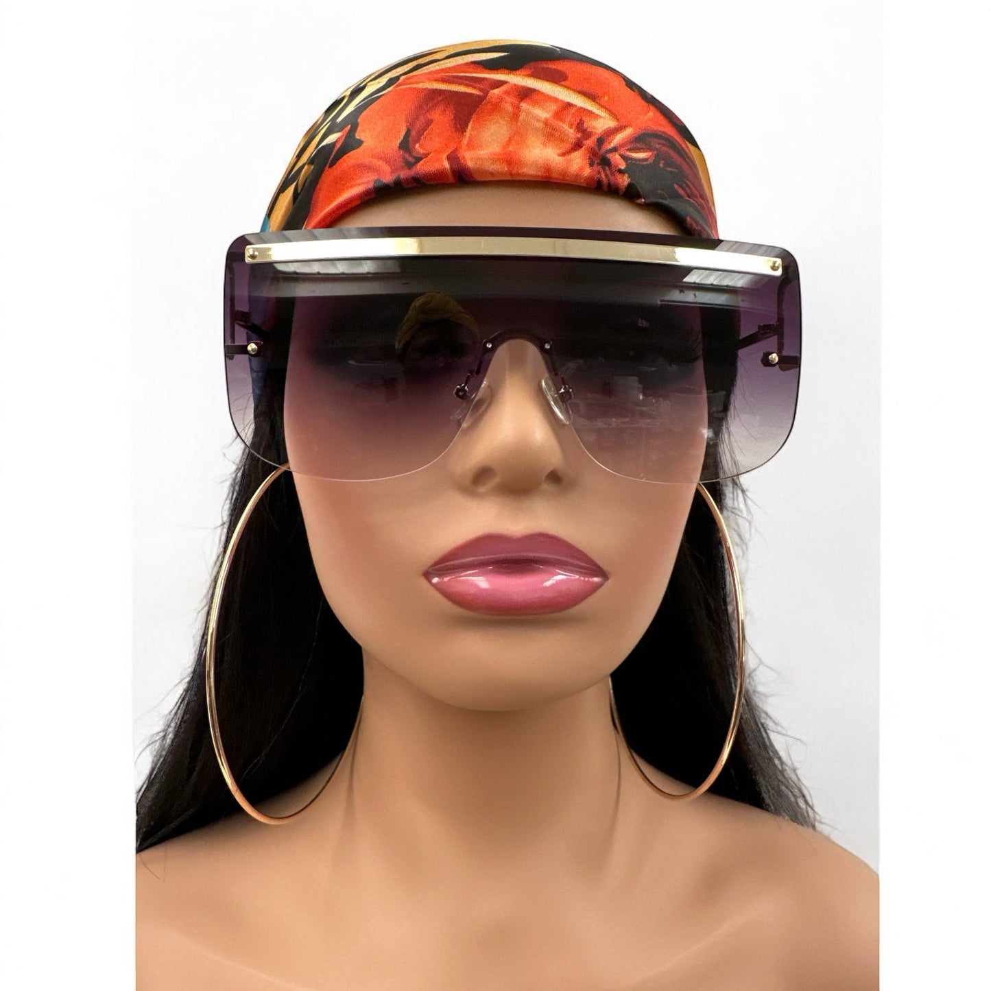 Oversized Trendy Square Sunglasses – UV400 Gradient Lenses for Women - Fatisha Boutique