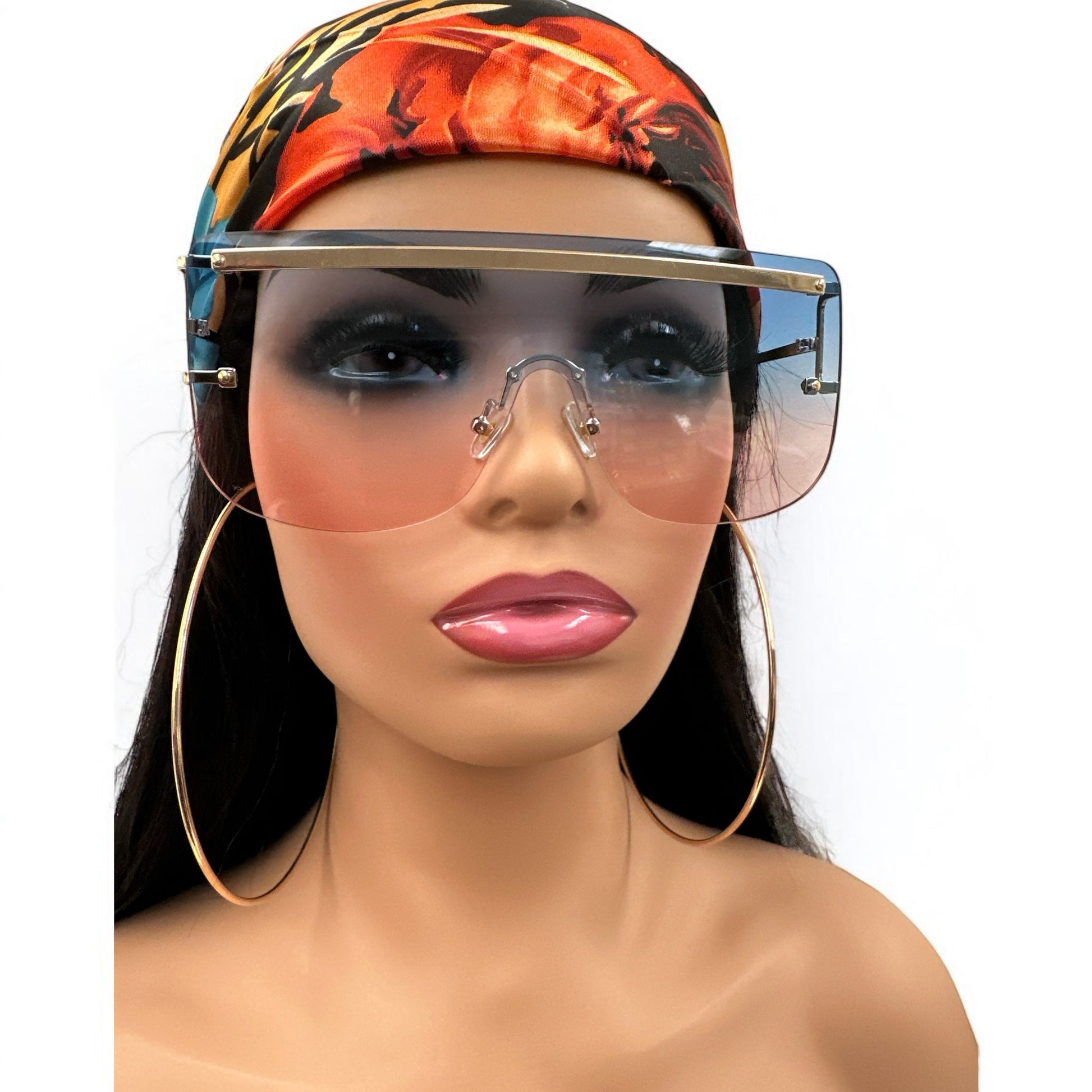 Oversized Trendy Square Sunglasses – UV400 Gradient Lenses for Women - Fatisha Boutique
