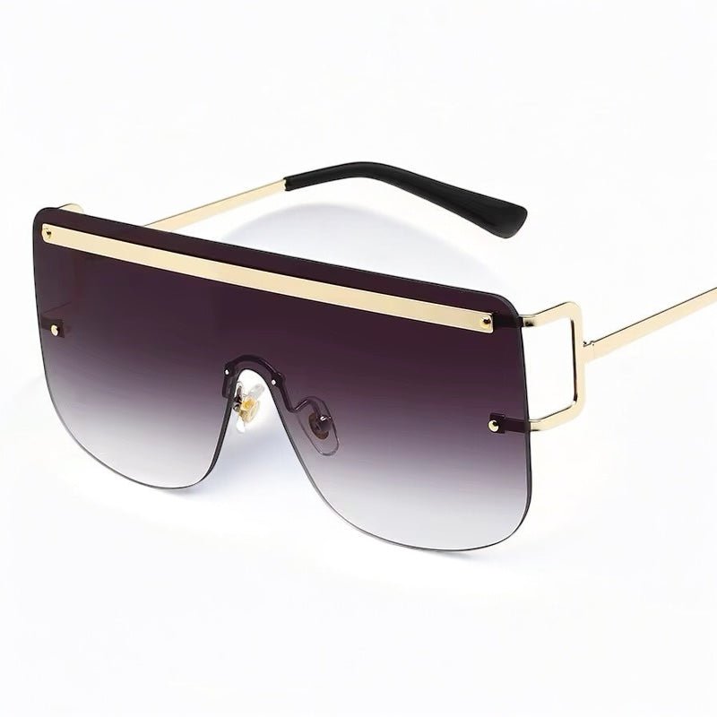 Oversized Trendy Square Sunglasses – UV400 Gradient Lenses for Women - Fatisha Boutique