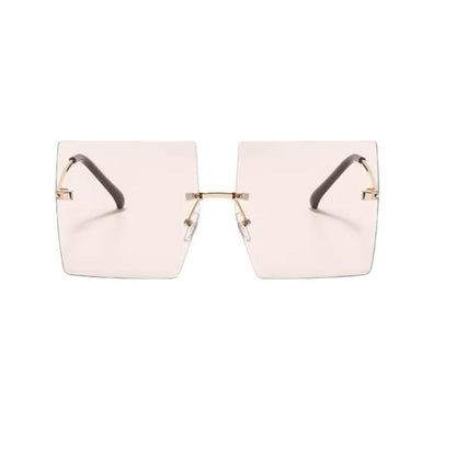 Oversized Trendy UV400 Square Sunglasses – Chic Gradient Lens Shades for Women - Fatisha Boutique