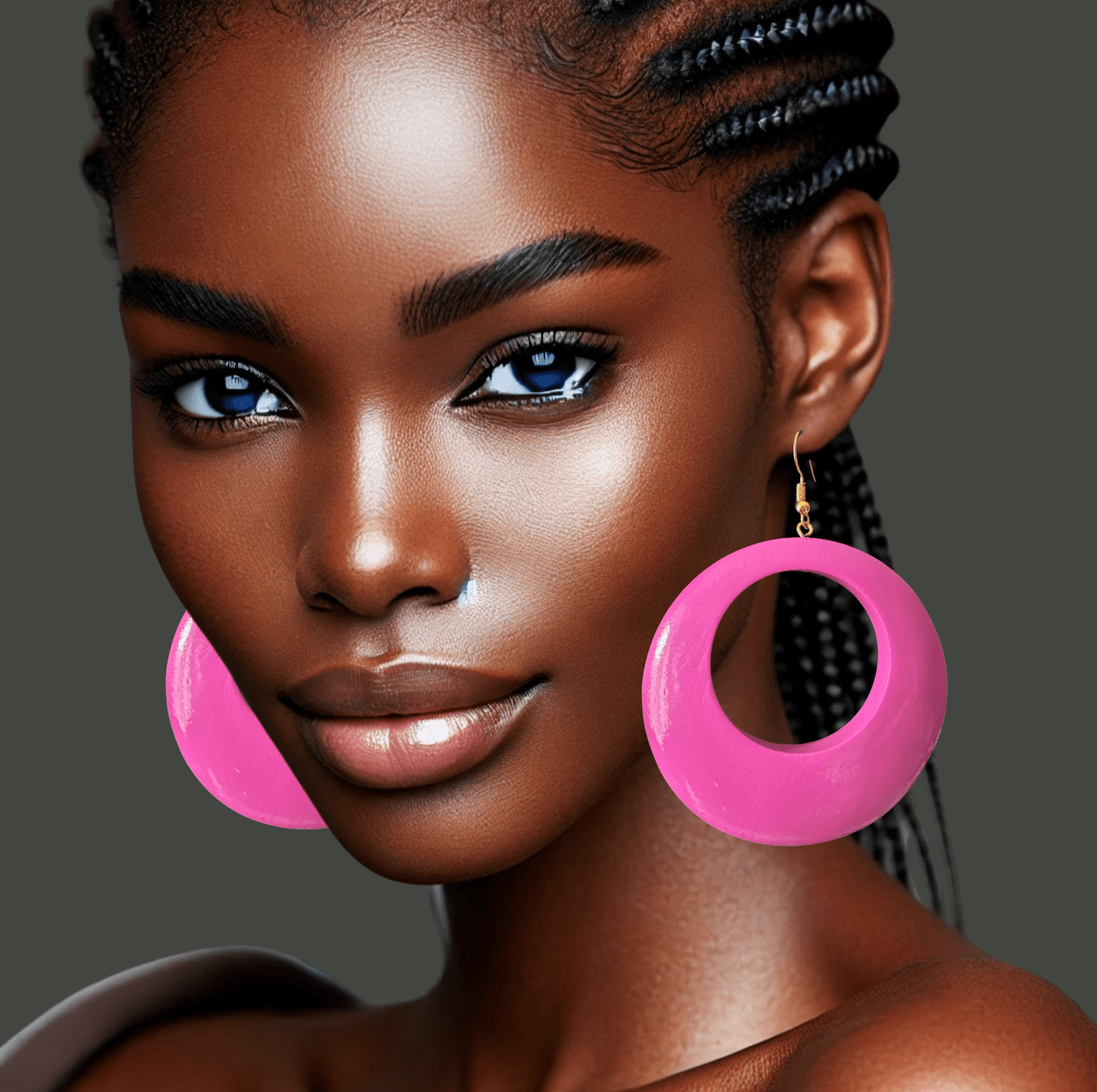Pink Wooden Dangle Ethnic Earrings - Fatisha Boutique