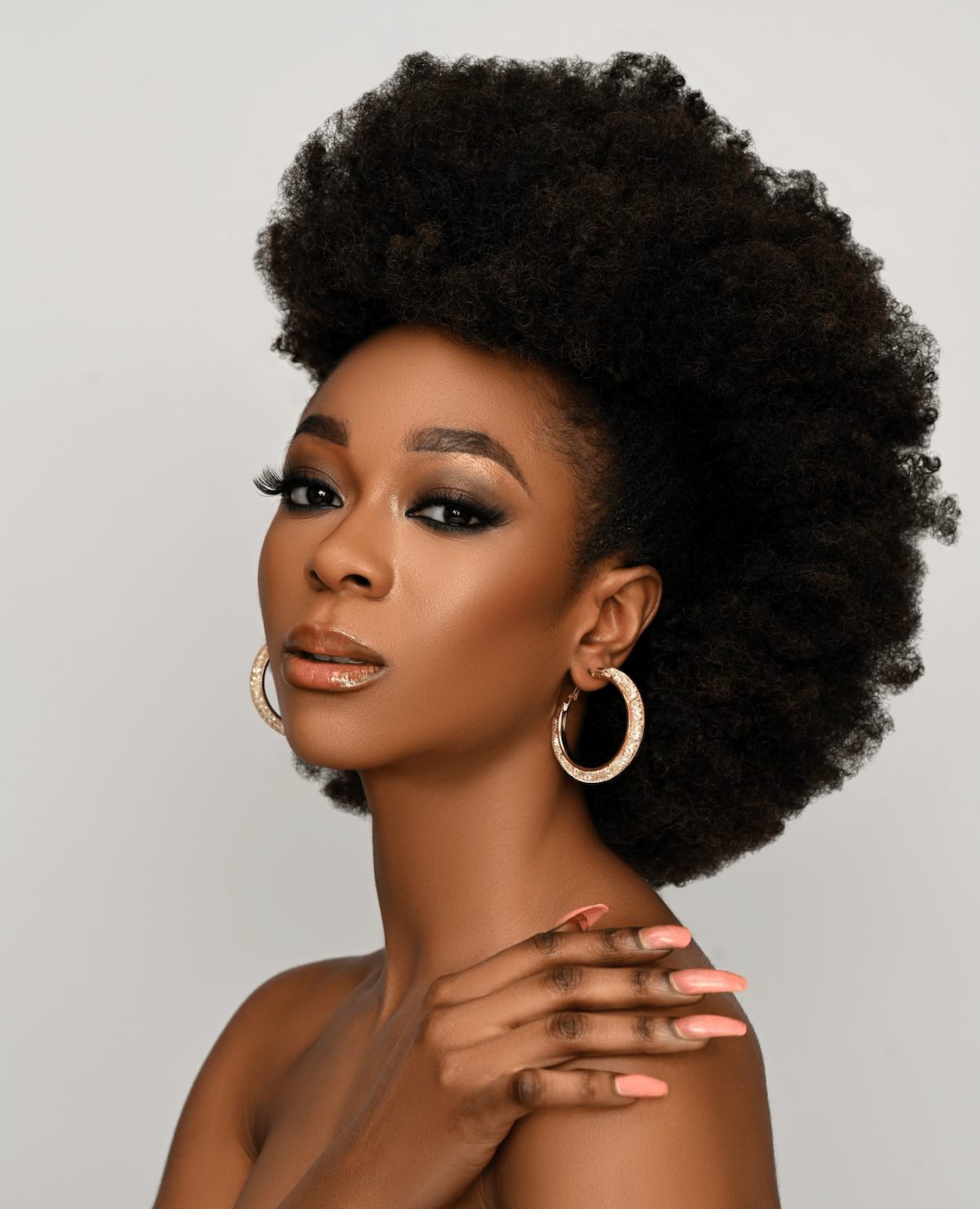 Shimmer Elegant Hoop Earrings – Gold & Silver - Fatisha Boutique